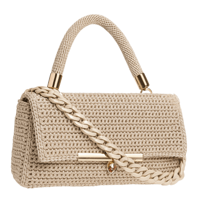 Bolso Meryem mini bolso de crochet vegano artesanal.