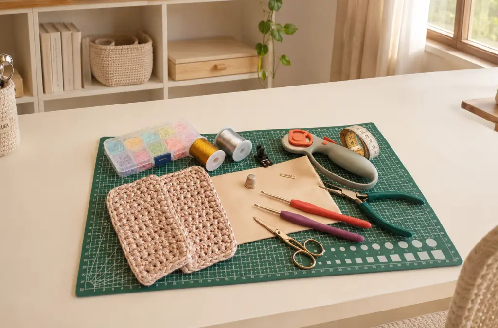 Contacto bolsos de crochet vegano.